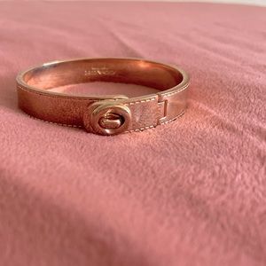 Coach- rose gold bangle bracelet